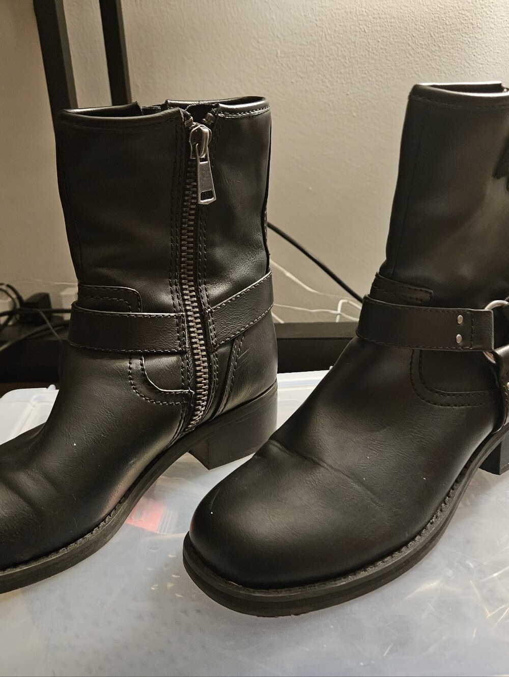 Naturalizers Classic Black Mid-Calf Women's Boots - Sleek Zip Detail